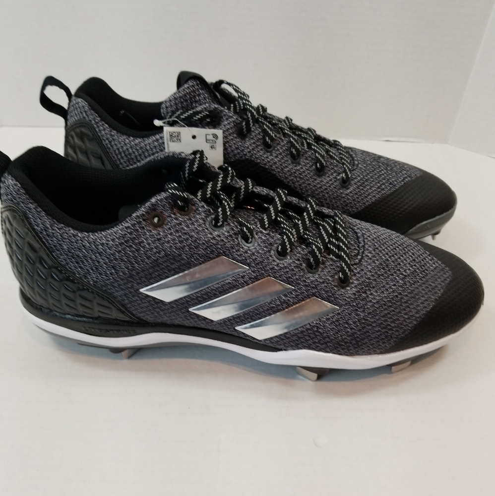 Adidas Poweralley 5 Metal Baseball Cleats - Picture 2 of 8